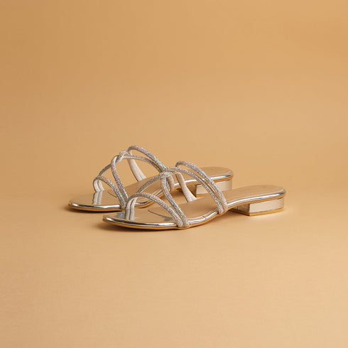 Amber Embellished Flats