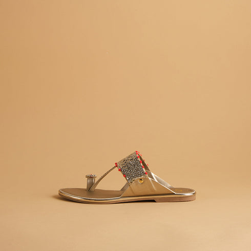 Antonella Embellished Kolhapuri Flats