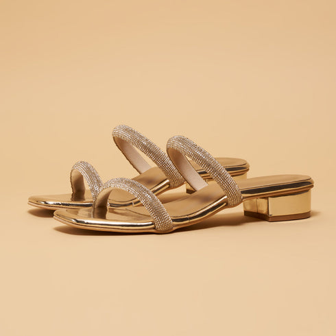 Armor Embellished Flats