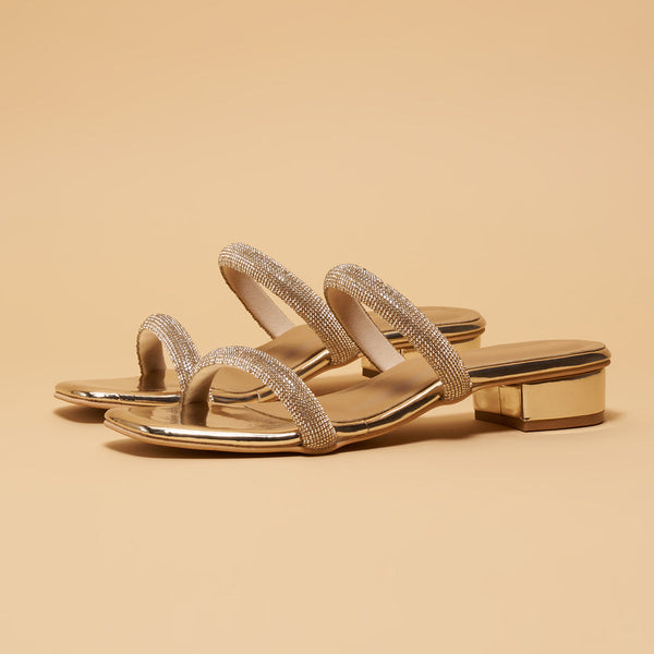 Armor Embellished Flats