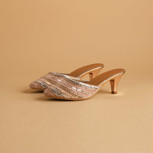 Ayesha Embroidered Mules