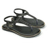 Women's Adjustable Ankle Strap Embellished T-Strap Sandals