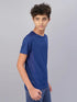Boys Melange Slim Fit Crew Neck T-shirt with DOUBLE COOL