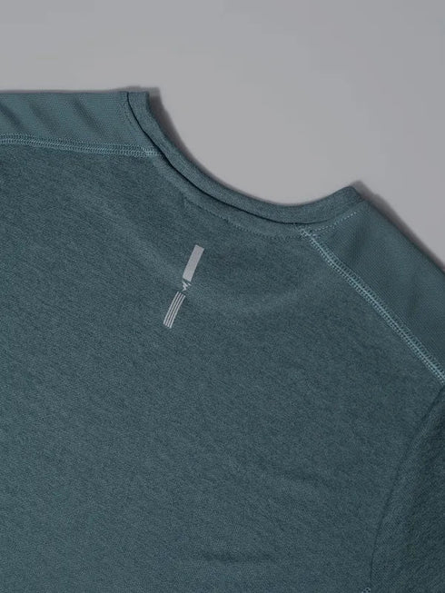 Boys Melange Slim Fit Crew Neck T-shirt with DOUBLE COOL