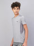 Boys Melange Slim Fit Crew Neck T-shirt with DOUBLE COOL