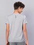 Boys Melange Slim Fit Crew Neck T-shirt with DOUBLE COOL