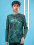 Boys Printed Slim Fit Crew Neck T-shirt with TECHNO COOL+