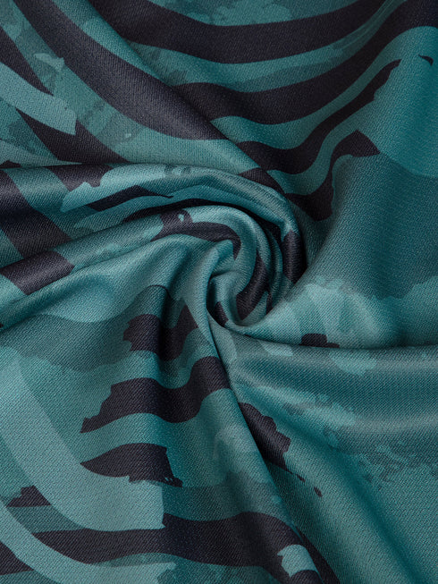 Boys Printed Slim Fit Crew Neck T-shirt with TECHNO COOL+