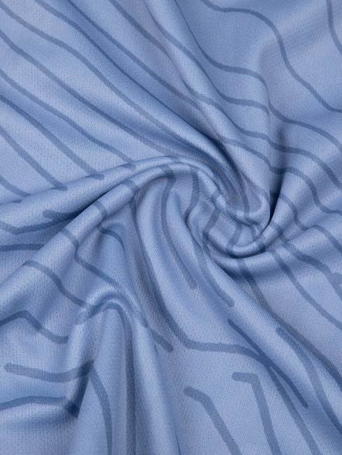 Boys Printed Slim Fit Crew Neck T-shirt with TECHNO COOL+