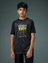 Boys Printed Slim Fit Crew Neck T-shirt with TECHNOLITE