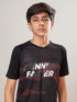 Boys Printed Slim Fit Crew Neck T-shirt with TECHNOLITE