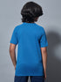 Boys Printed Slim Fit Crew Neck T-shirt with TECHNOLITE