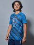 Boys Printed Slim Fit Crew Neck T-shirt with TECHNOLITE