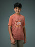 Boys Printed Slim Fit Crew Neck T-shirt with TECHNOLITE