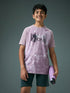 Boys Printed Slim Fit Crew Neck T-shirt with TECHNOLITE