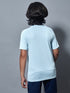 Boys Printed Slim Fit Crew Neck T-shirt with TECHNOLITE