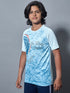 Boys Printed Slim Fit Crew Neck T-shirt with TECHNOLITE