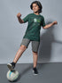 Boys Printed Slim Fit Crew Neck T-shirt with TECHNOLITE