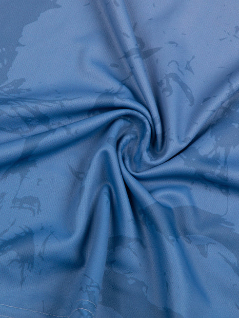 Boys Printed Slim Fit Crew Neck T-shirt with TECHNOLITE