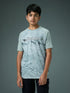 Boys Printed Slim Fit Crew Neck T-shirt with TECHNOLITE