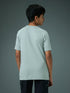 Boys Printed Slim Fit Crew Neck T-shirt with TECHNOLITE