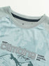 Boys Printed Slim Fit Crew Neck T-shirt with TECHNOLITE