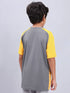 Boys Printed Slim Fit Crew Neck T-shirt with TECHNOLITE