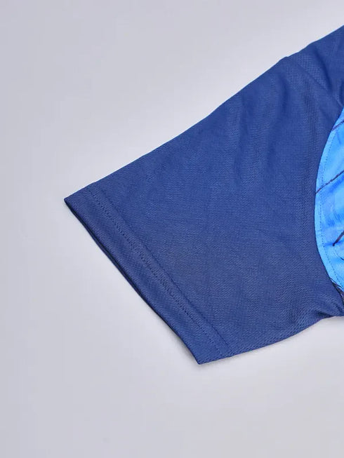 Boys Printed Slim Fit Crew Neck T-shirt with TECHNOLITE