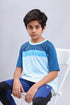 Boys Printed Slim Fit Crew Neck T-shirt with TECHNOLITE