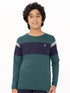 Boys Colorblock Slim Fit Crew Neck T-shirt with DOUBLE COOL