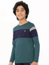 Boys Colorblock Slim Fit Crew Neck T-shirt with DOUBLE COOL