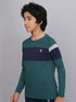 Boys Colorblock Slim Fit Crew Neck T-shirt with DOUBLE COOL