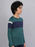 Boys Colorblock Slim Fit Crew Neck T-shirt with DOUBLE COOL