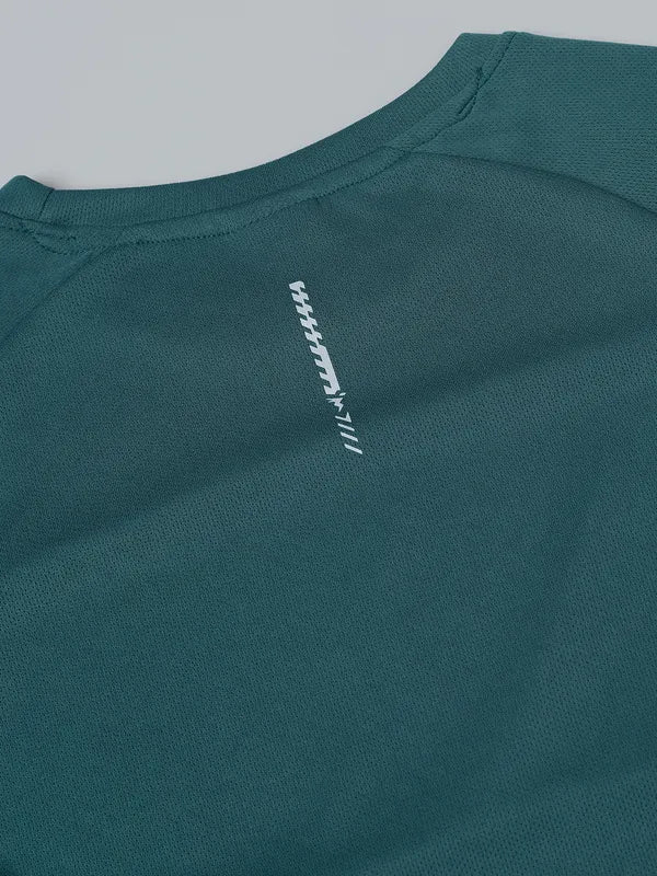 Boys Colorblock Slim Fit Crew Neck T-shirt with DOUBLE COOL