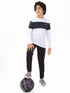 Boys Colorblock Slim Fit Crew Neck T-shirt with DOUBLE COOL