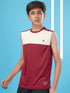 Boys Colorblock Slim Fit Round Neck T-shirt with TECHNO COOL+