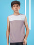 Boys Colorblock Slim Fit Round Neck T-shirt with TECHNO COOL+
