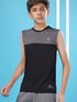 Boys Colorblock Slim Fit Round Neck T-shirt with TECHNO COOL+