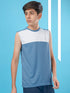 Boys Colorblock Slim Fit Round Neck T-shirt with TECHNO COOL+