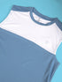 Boys Colorblock Slim Fit Round Neck T-shirt with TECHNO COOL+
