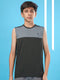 Boys Colorblock Slim Fit Round Neck T-shirt with TECHNO COOL+