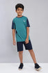 Boys Colorblock Slim Fit Crew Neck T-shirt with TECHNO COOL+