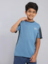 Boys Colorblock Slim Fit Crew Neck T-shirt with TECHNO COOL+
