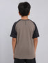 Boys Colorblock Slim Fit Crew Neck T-shirt with TECHNO COOL+