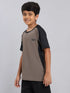 Boys Colorblock Slim Fit Crew Neck T-shirt with TECHNO COOL+