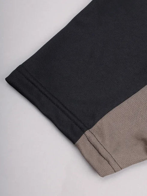 Boys Colorblock Slim Fit Crew Neck T-shirt with TECHNO COOL+