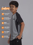 Boys Colorblock Slim Fit Crew Neck T-shirt with TECHNO COOL+