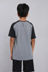 Boys Colorblock Slim Fit Crew Neck T-shirt with TECHNO COOL+