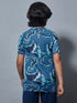 Boys Printed Slim Fit Round Neck Sports T-shirt with TECHNOCOOL+