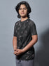 Boys Printed Slim Fit Round Neck Sports T-shirt with TECHNOCOOL+